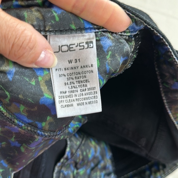 Joe Jeans Black Skinny Leather Knee Patch - Picture 12 of 12